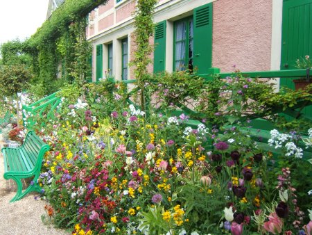 Das Haus von Claude Monet in Giverny