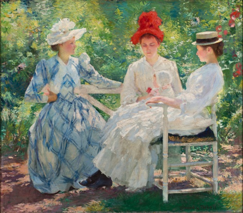 Tarbell, Trois Soeurs, exhibited in Giverny Museum 2014