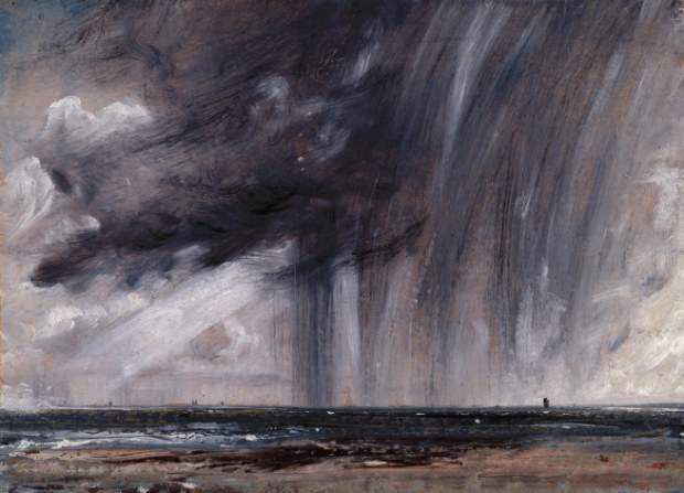 John Constable Pluie d'orage sur la mer