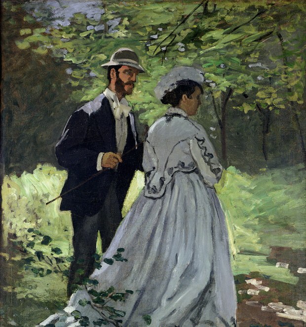 Claude Monet Les Promeneurs