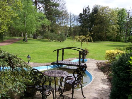 View of the park at Manoir de la Couture