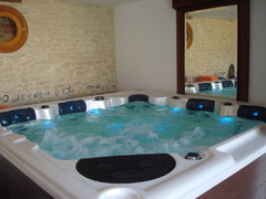 The Spa area including Jacuzzi and Sauna
