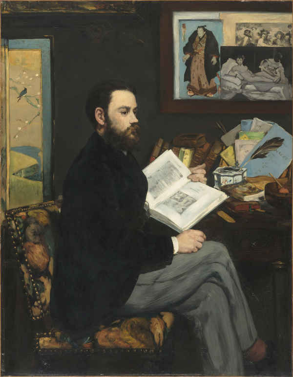 Edouard Manet Portrait d'Emile Zola